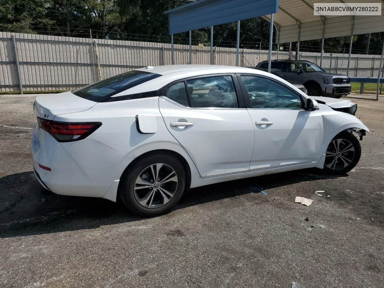 2021 Nissan Sentra Sv VIN: 3N1AB8CV8MY280222 Lot: 72567144