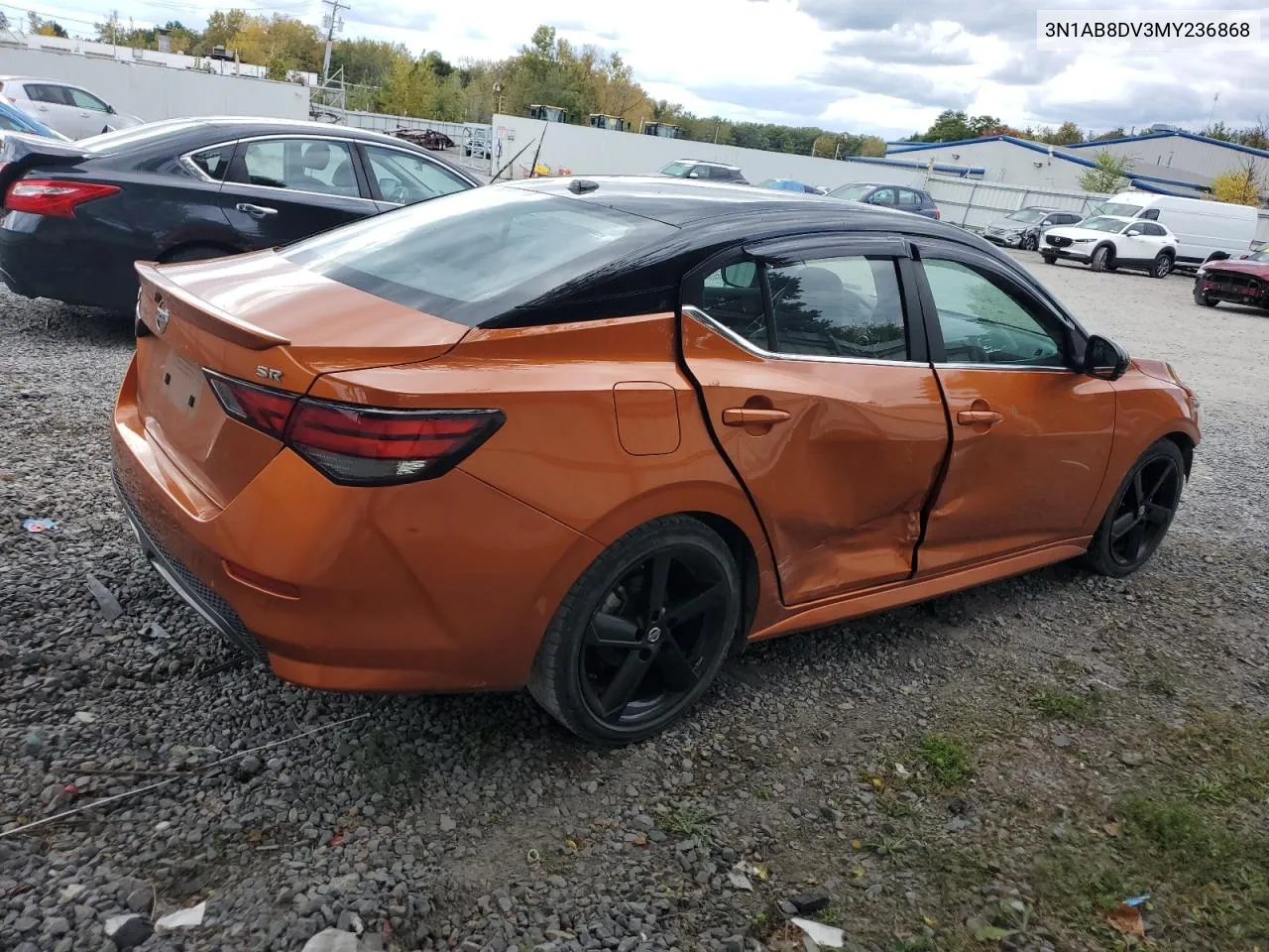 2021 Nissan Sentra Sr VIN: 3N1AB8DV3MY236868 Lot: 72595044