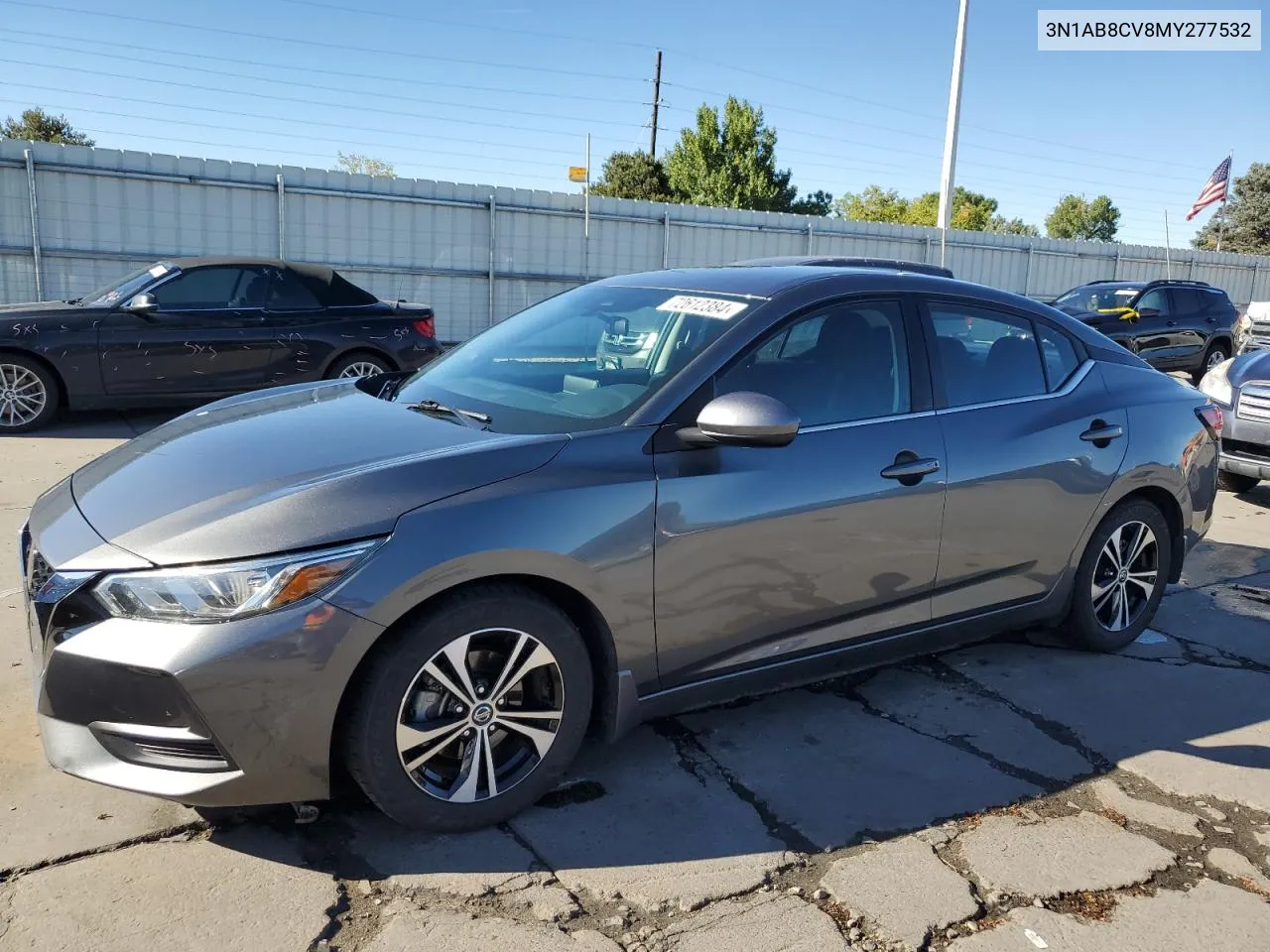 2021 Nissan Sentra Sv VIN: 3N1AB8CV8MY277532 Lot: 72612384