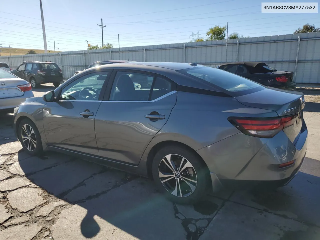 2021 Nissan Sentra Sv VIN: 3N1AB8CV8MY277532 Lot: 72612384