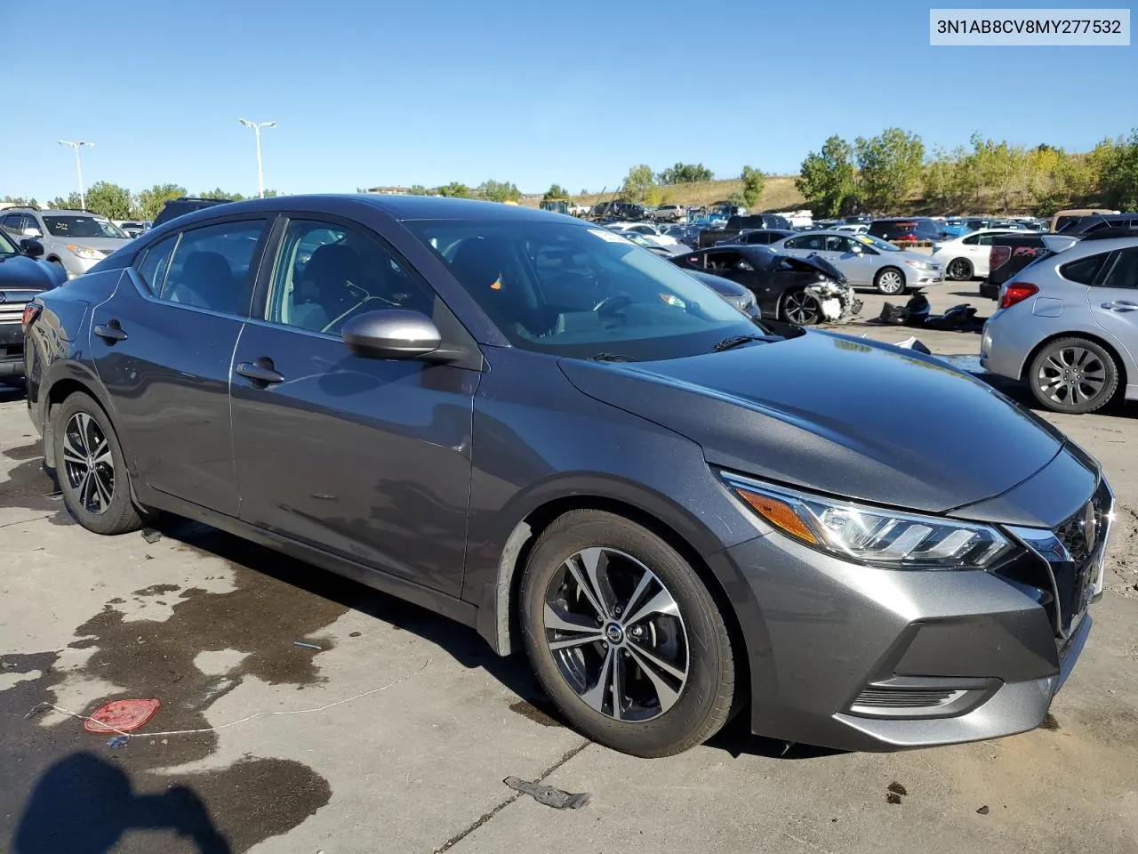 2021 Nissan Sentra Sv VIN: 3N1AB8CV8MY277532 Lot: 72612384