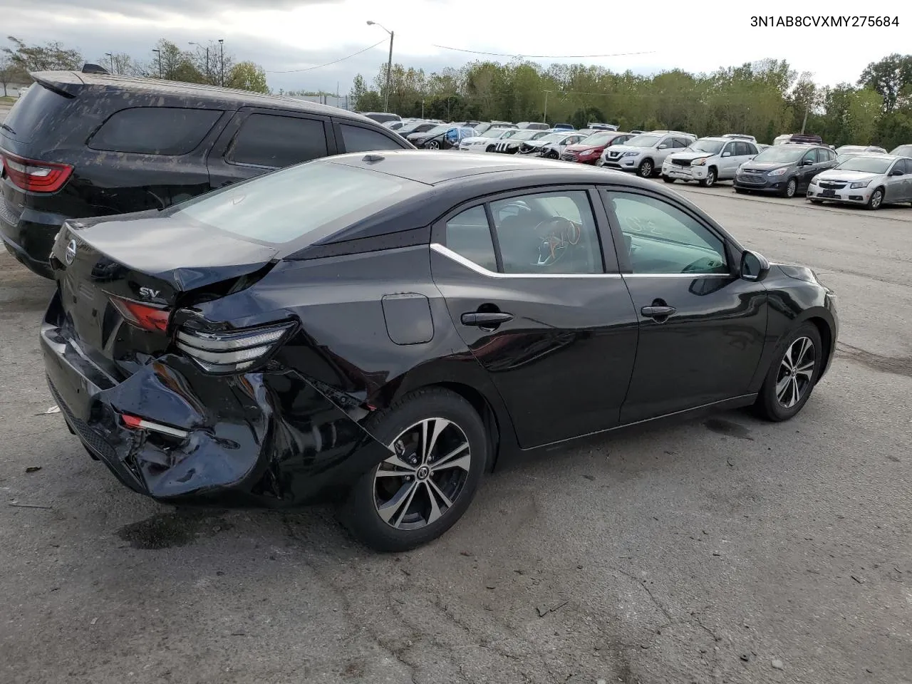 2021 Nissan Sentra Sv VIN: 3N1AB8CVXMY275684 Lot: 72645914