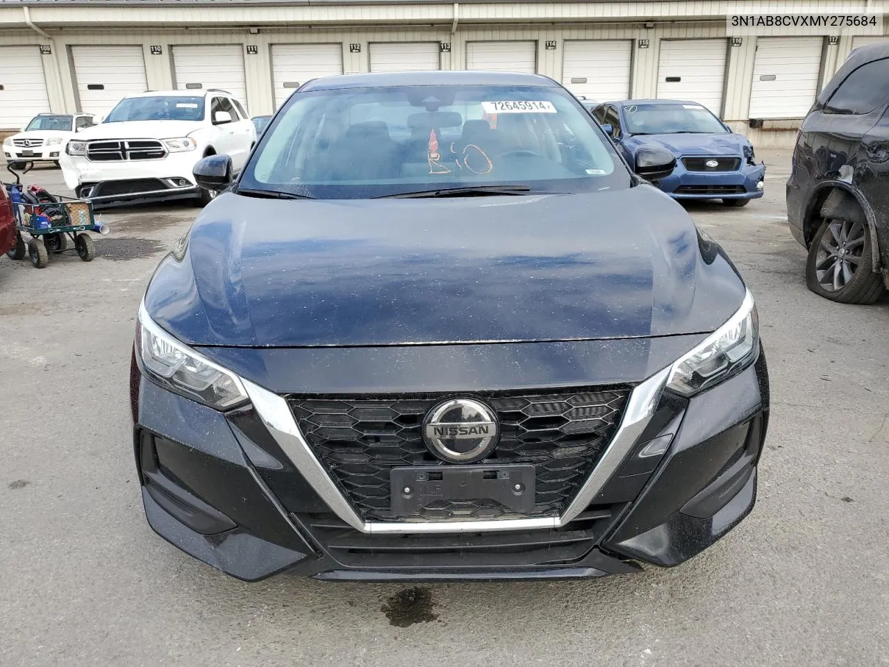 2021 Nissan Sentra Sv VIN: 3N1AB8CVXMY275684 Lot: 72645914