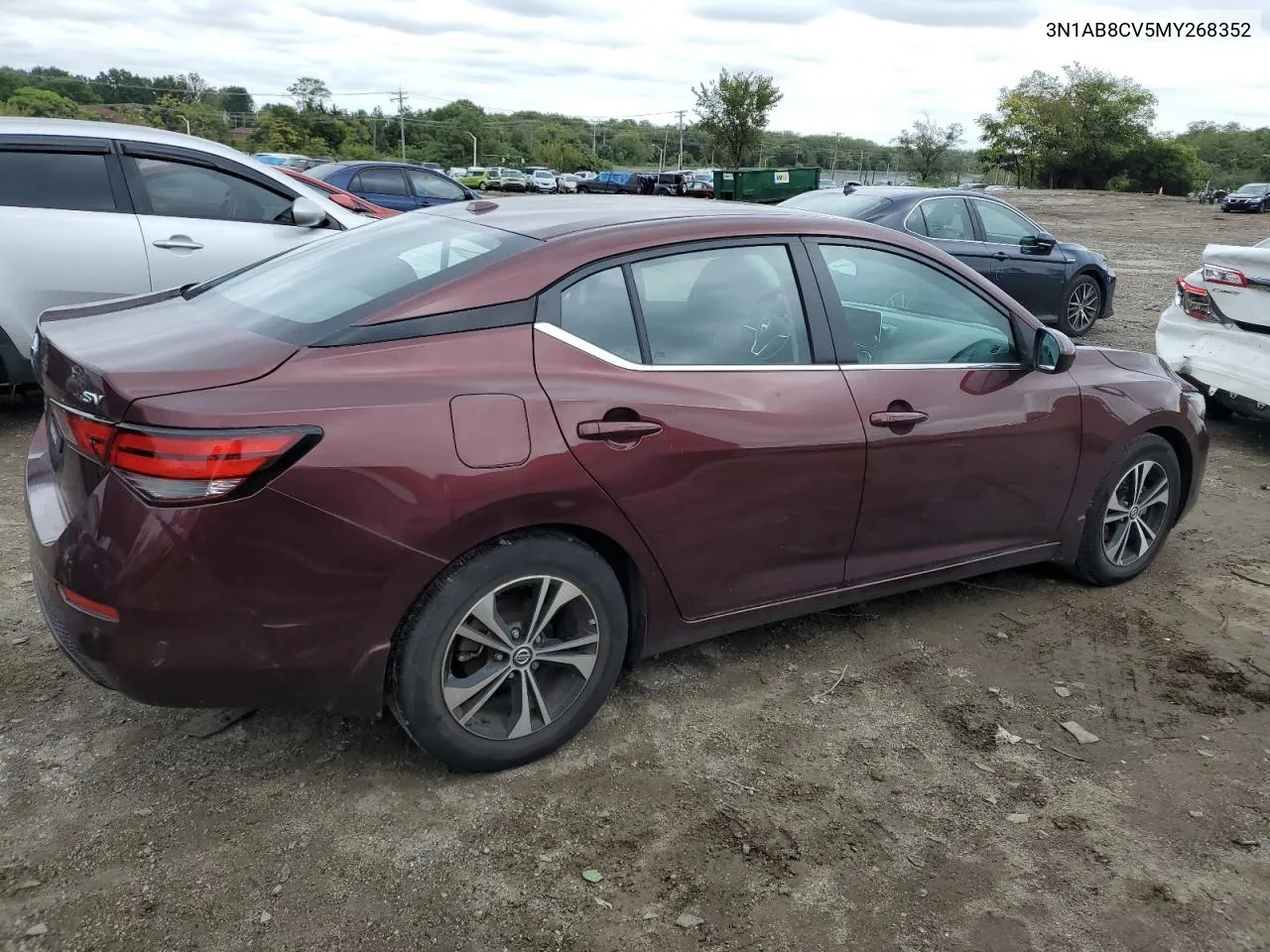 2021 Nissan Sentra Sv VIN: 3N1AB8CV5MY268352 Lot: 72795714