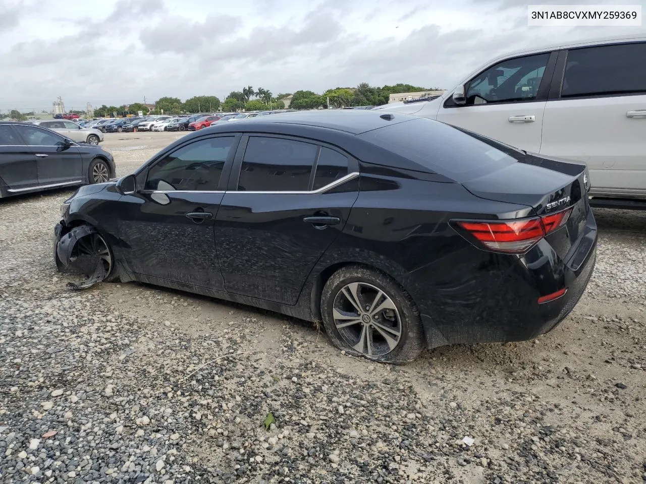 2021 Nissan Sentra Sv VIN: 3N1AB8CVXMY259369 Lot: 72801864