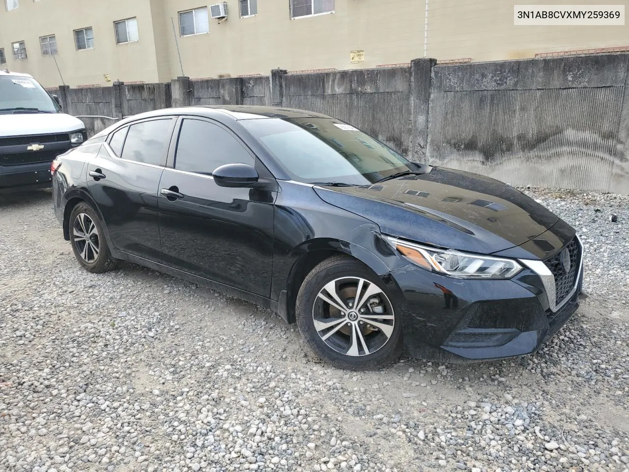 3N1AB8CVXMY259369 2021 Nissan Sentra Sv