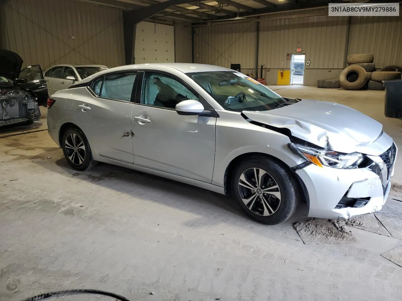 2021 Nissan Sentra Sv VIN: 3N1AB8CV9MY279886 Lot: 72807864