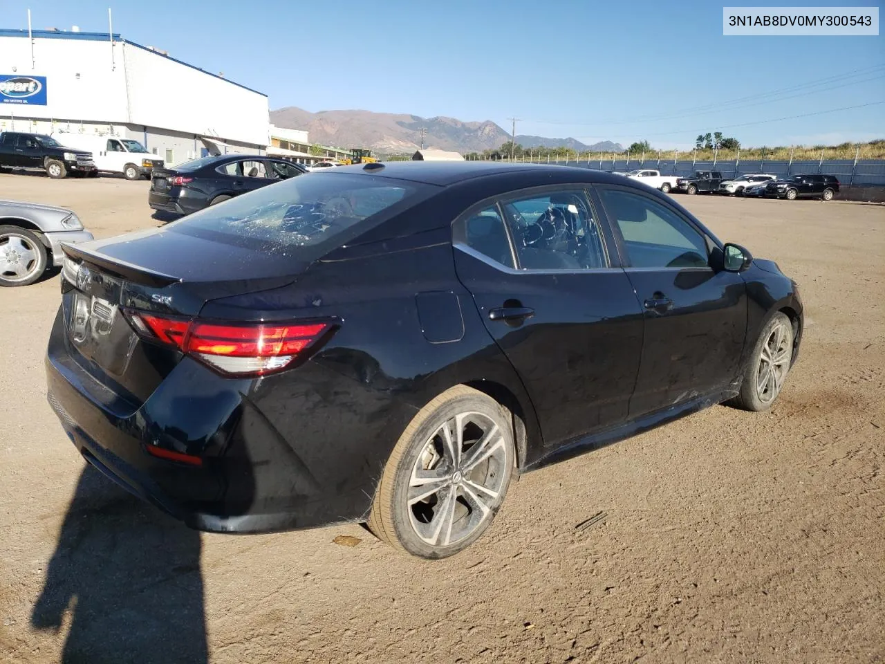 2021 Nissan Sentra Sr VIN: 3N1AB8DV0MY300543 Lot: 72934314