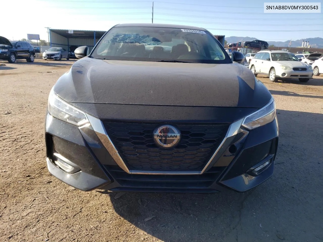 2021 Nissan Sentra Sr VIN: 3N1AB8DV0MY300543 Lot: 72934314