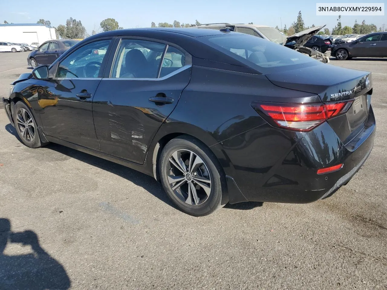 2021 Nissan Sentra Sv VIN: 3N1AB8CVXMY229594 Lot: 72934664