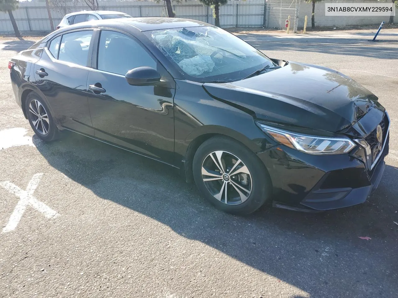 2021 Nissan Sentra Sv VIN: 3N1AB8CVXMY229594 Lot: 72934664