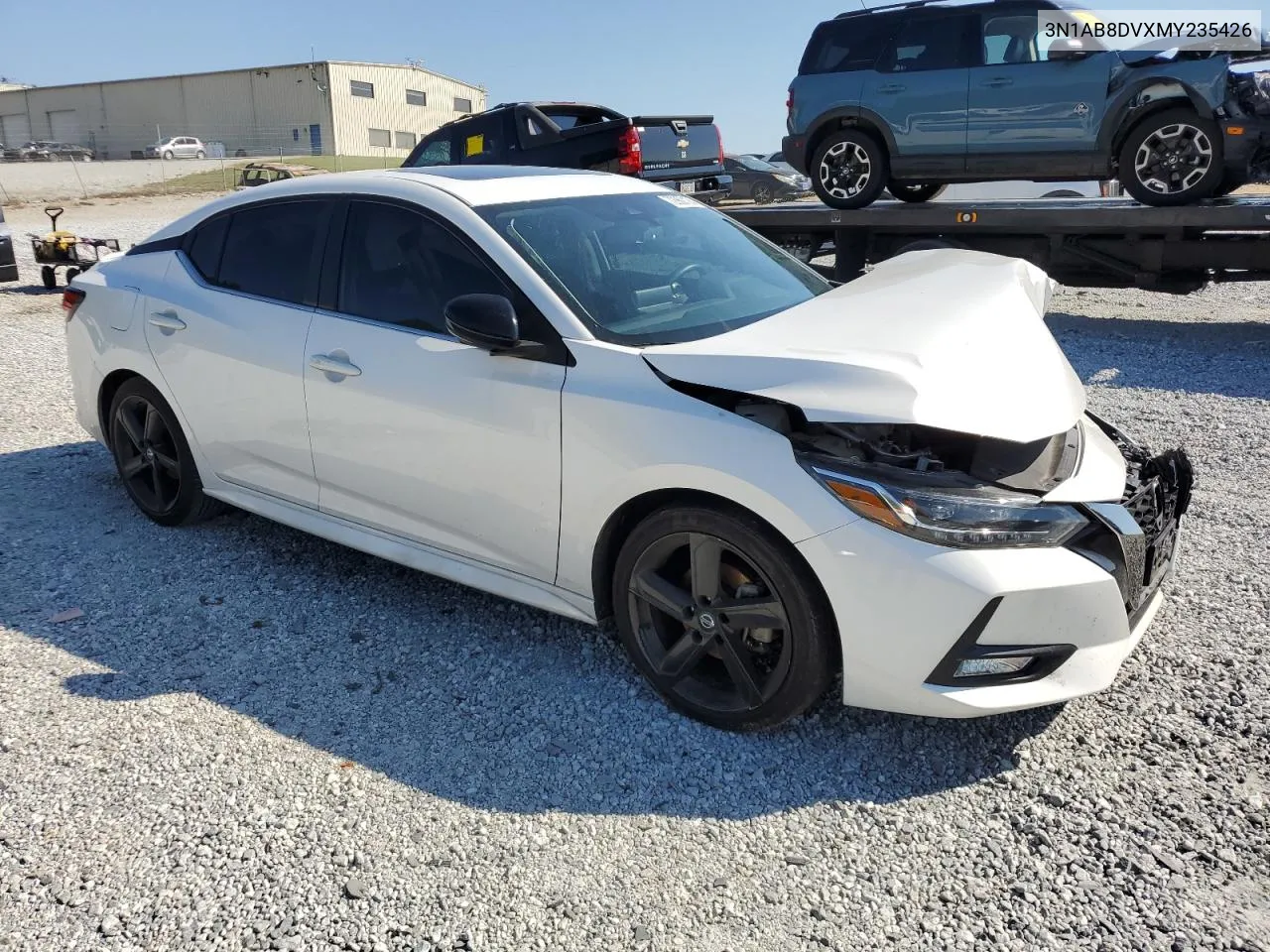 2021 Nissan Sentra Sr VIN: 3N1AB8DVXMY235426 Lot: 72960124