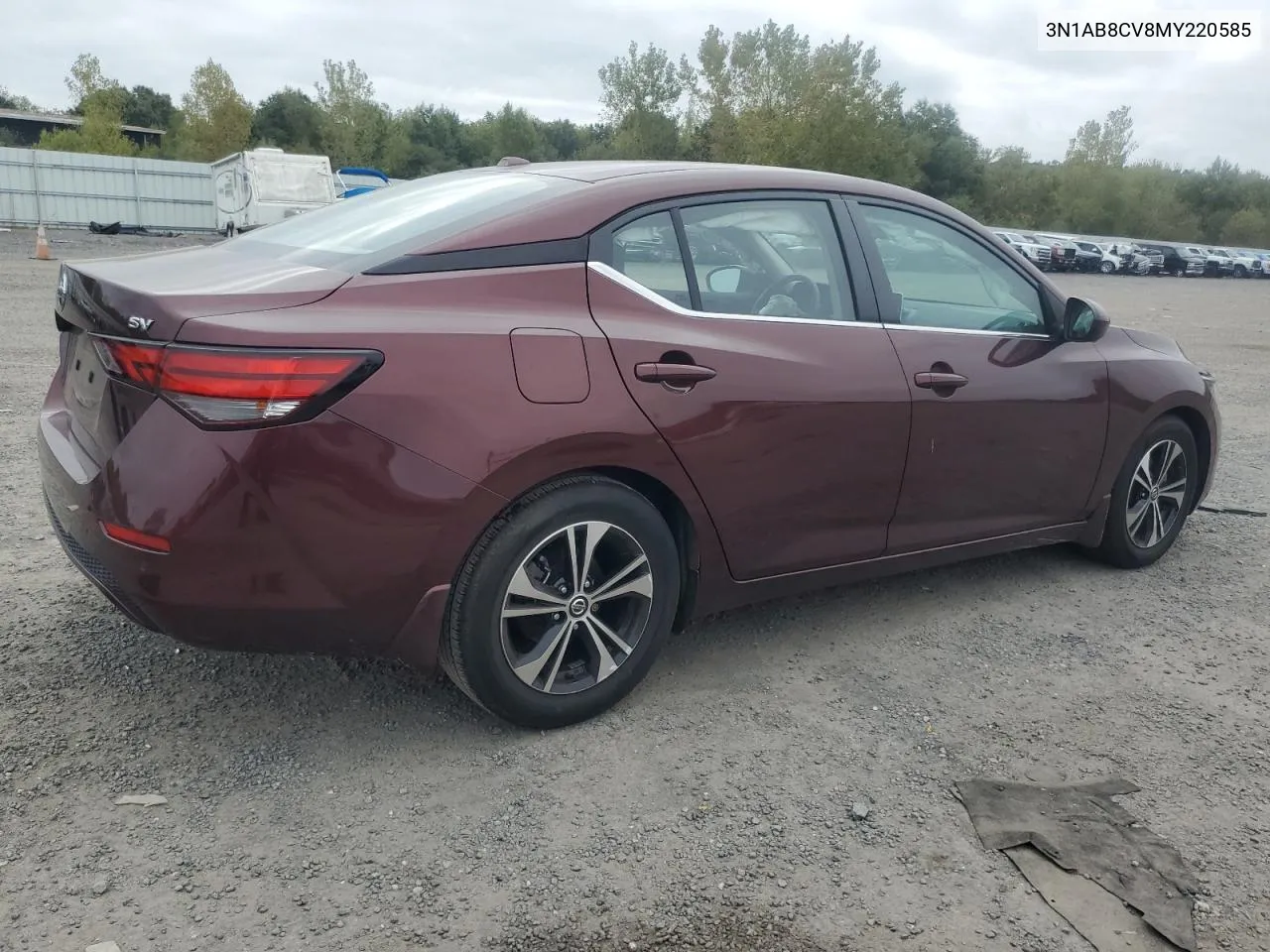 2021 Nissan Sentra Sv VIN: 3N1AB8CV8MY220585 Lot: 73000504