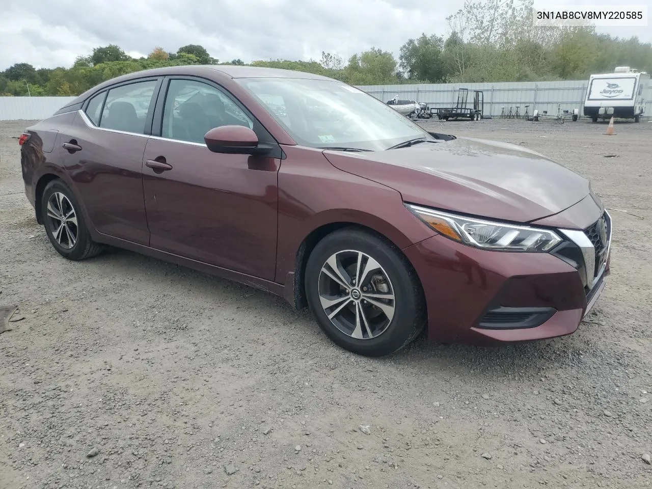 2021 Nissan Sentra Sv VIN: 3N1AB8CV8MY220585 Lot: 73000504