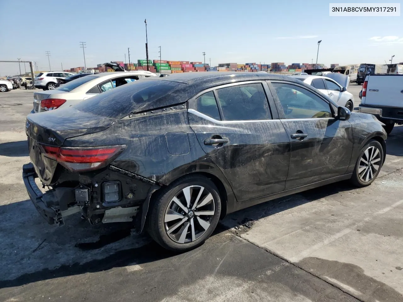 2021 Nissan Sentra Sv VIN: 3N1AB8CV5MY317291 Lot: 73046134