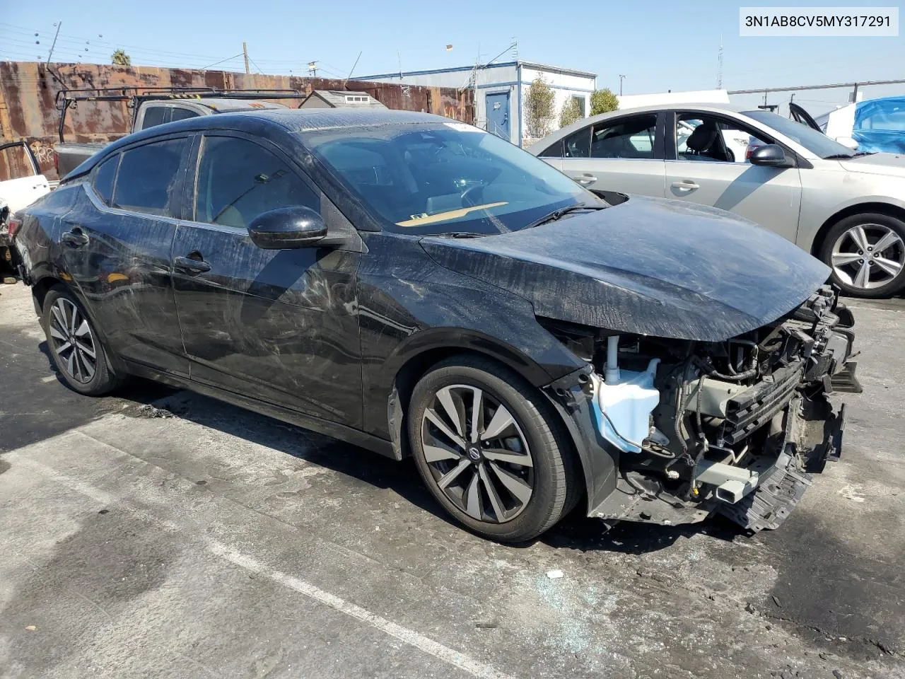 2021 Nissan Sentra Sv VIN: 3N1AB8CV5MY317291 Lot: 73046134