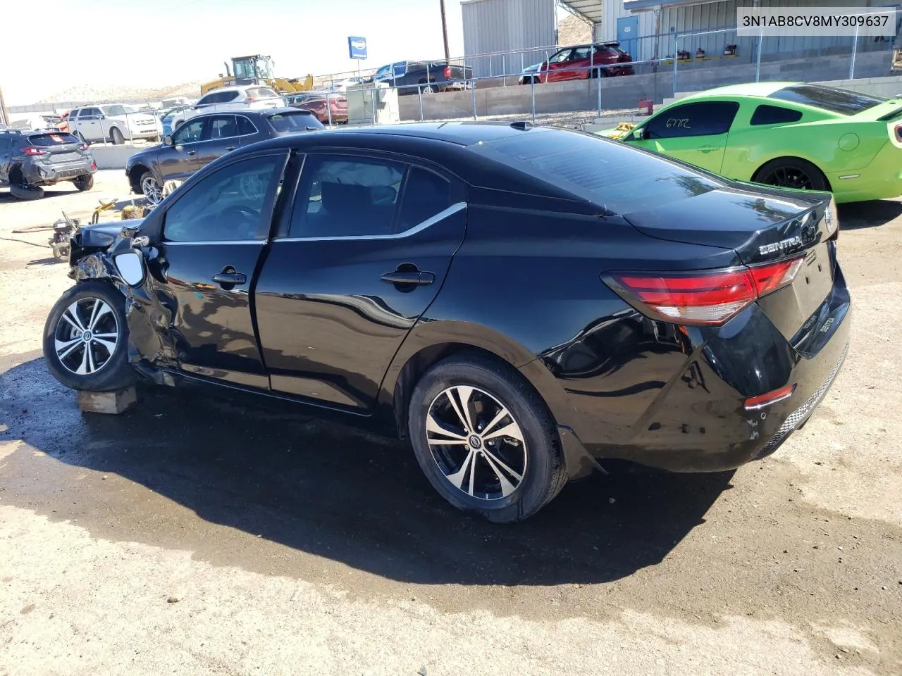 2021 Nissan Sentra Sv VIN: 3N1AB8CV8MY309637 Lot: 73078474