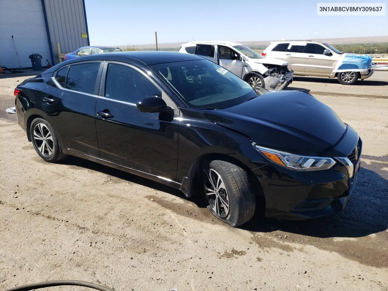 2021 Nissan Sentra Sv VIN: 3N1AB8CV8MY309637 Lot: 73078474