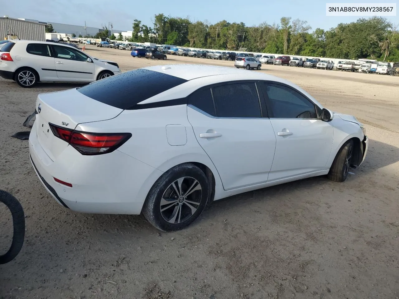 2021 Nissan Sentra Sv VIN: 3N1AB8CV8MY238567 Lot: 73098204