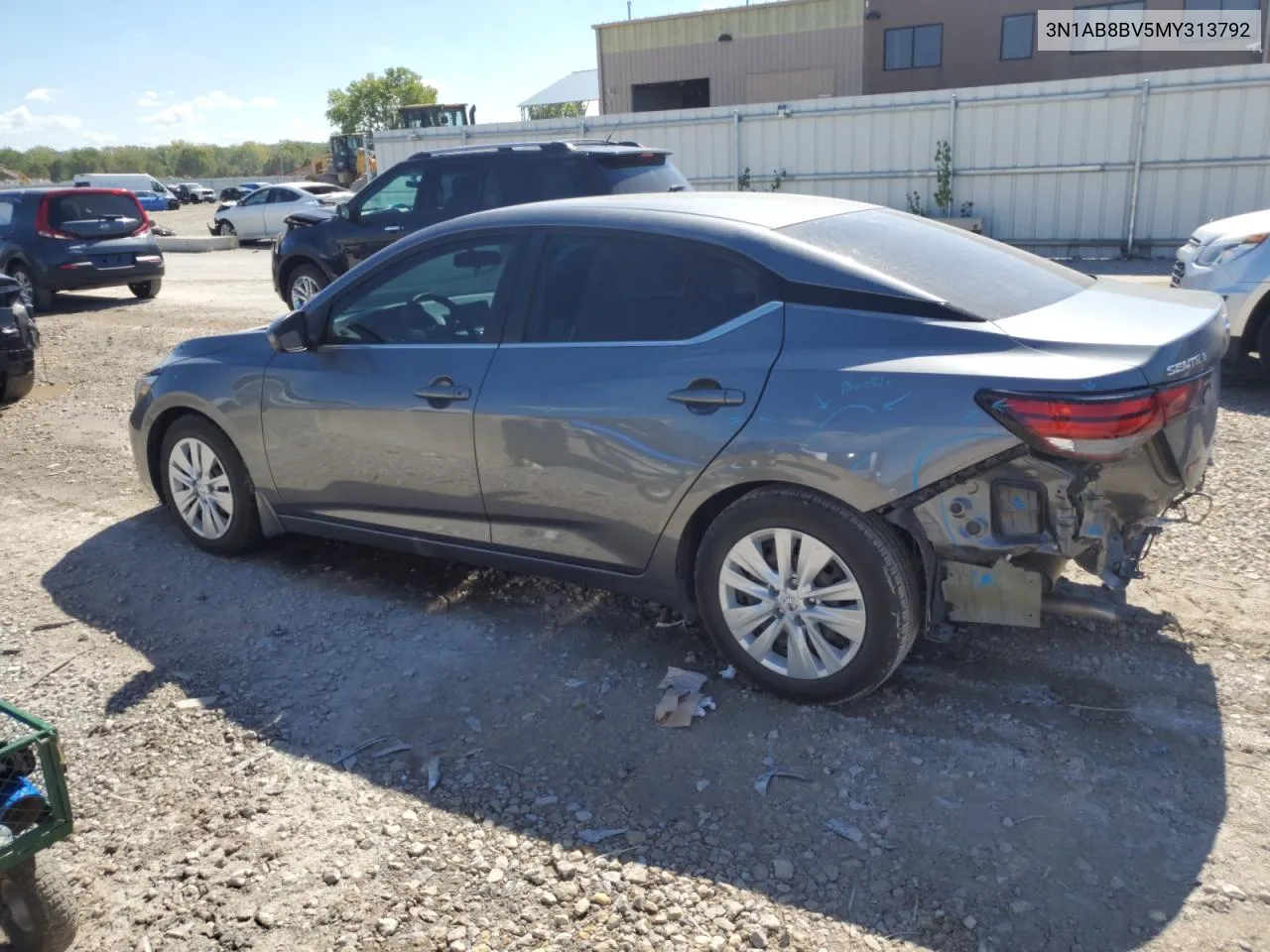 2021 Nissan Sentra S VIN: 3N1AB8BV5MY313792 Lot: 73189134