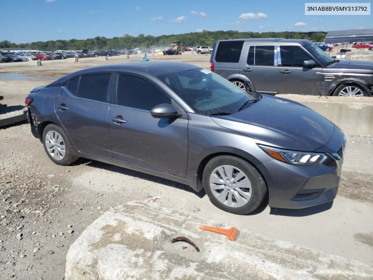 2021 Nissan Sentra S VIN: 3N1AB8BV5MY313792 Lot: 73189134