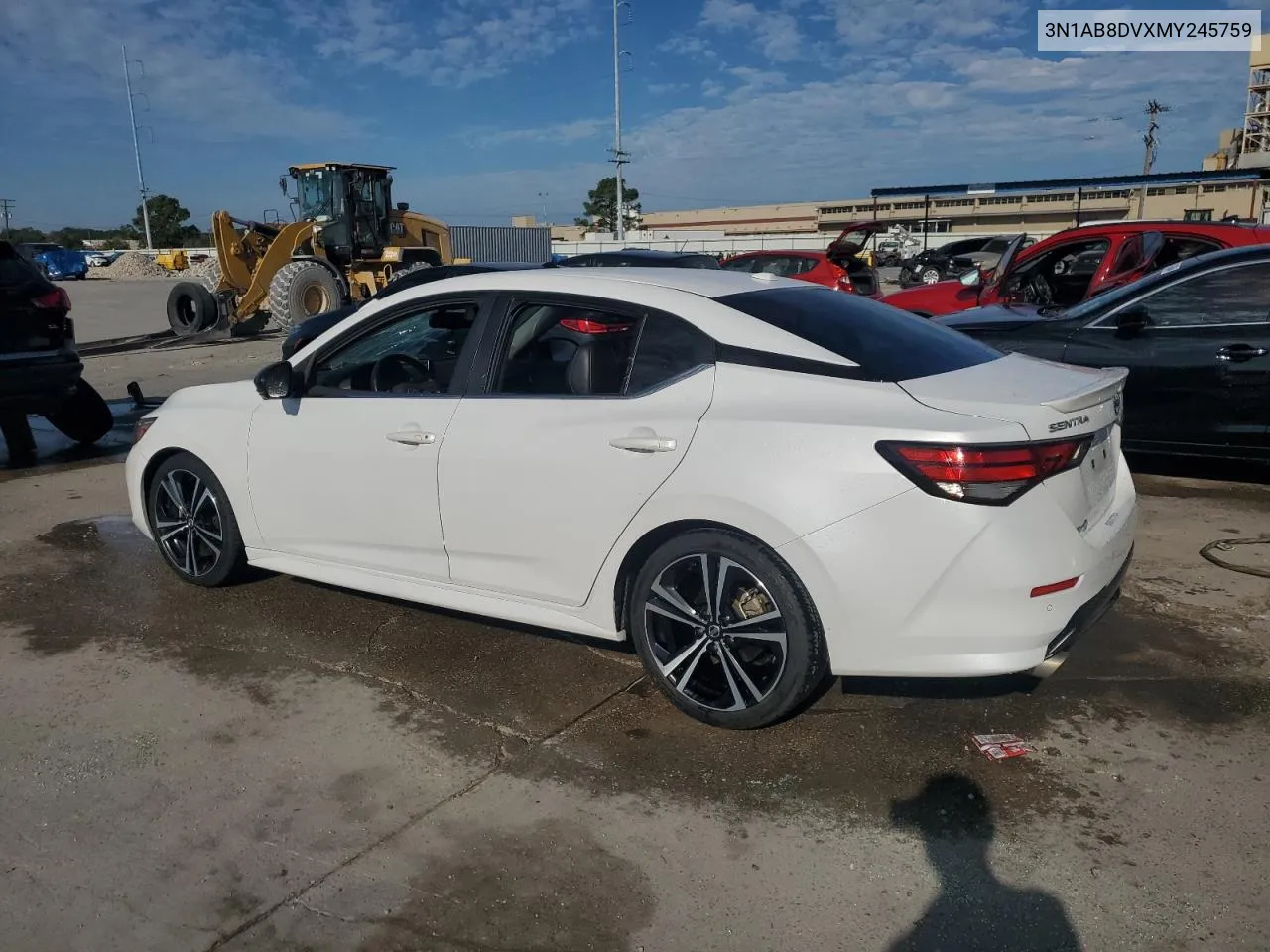 2021 Nissan Sentra Sr VIN: 3N1AB8DVXMY245759 Lot: 73313994