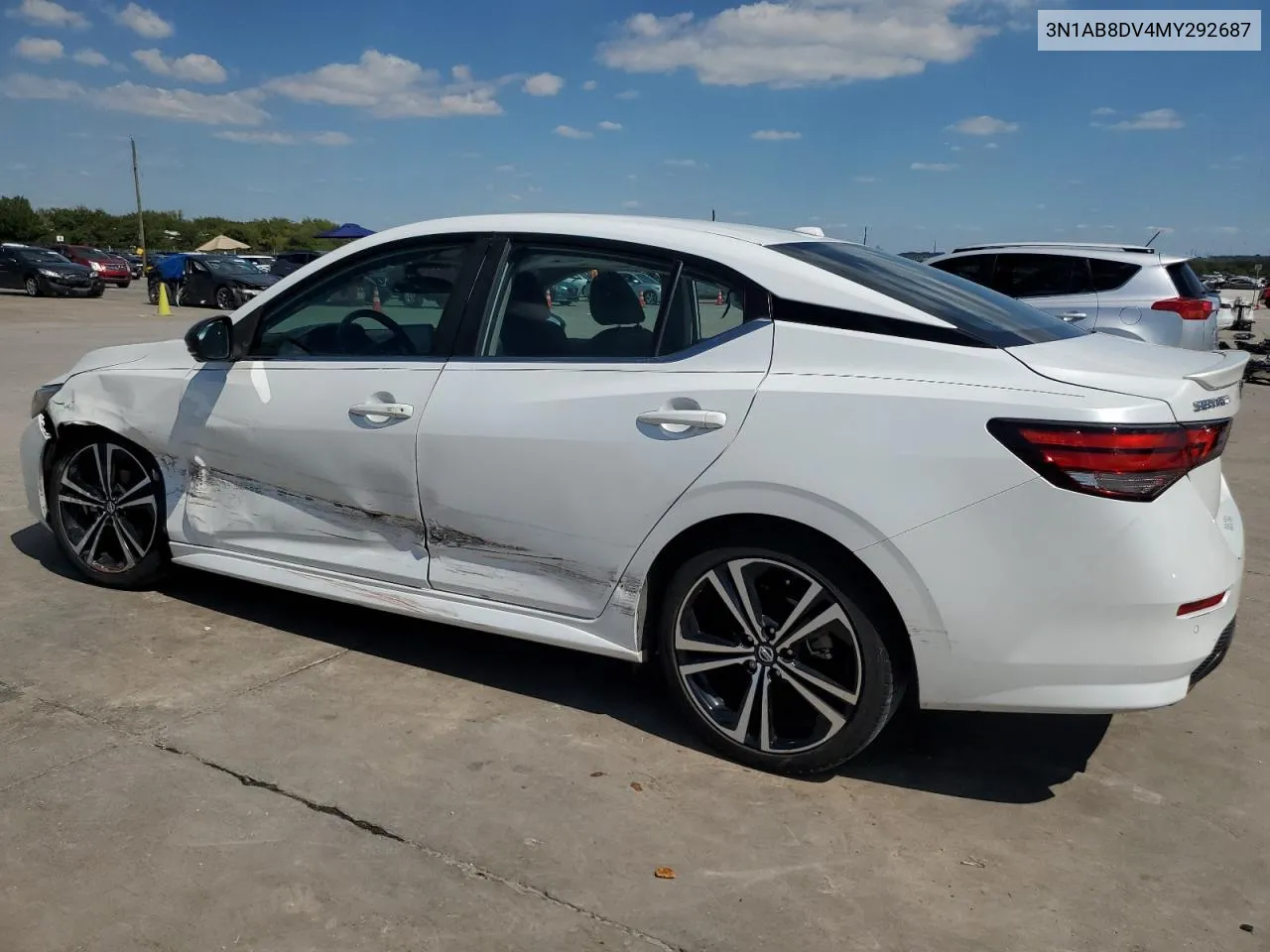 2021 Nissan Sentra Sr VIN: 3N1AB8DV4MY292687 Lot: 73336064