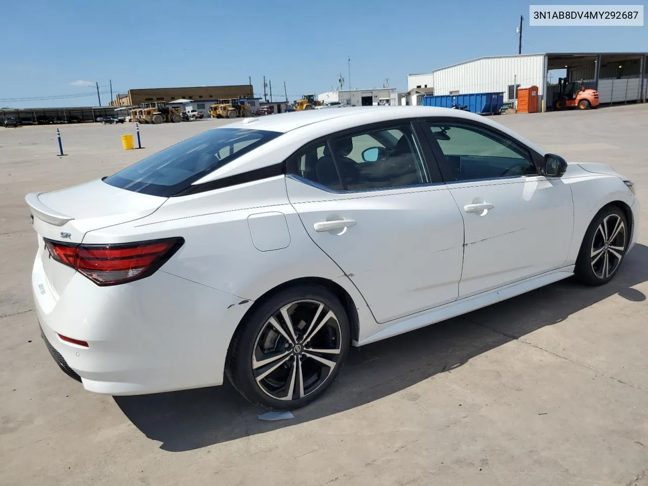 2021 Nissan Sentra Sr VIN: 3N1AB8DV4MY292687 Lot: 73336064