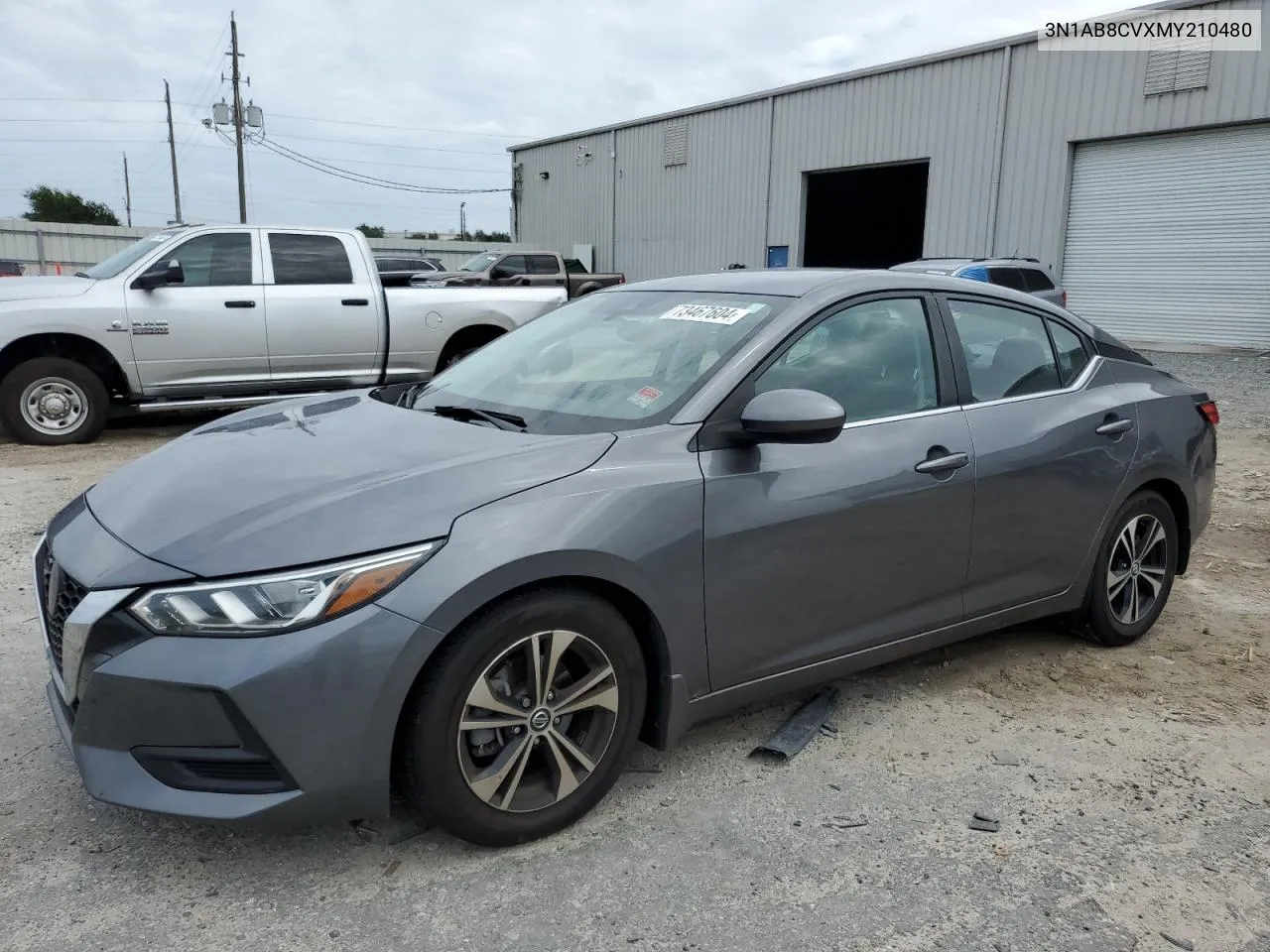 2021 Nissan Sentra Sv VIN: 3N1AB8CVXMY210480 Lot: 73467604