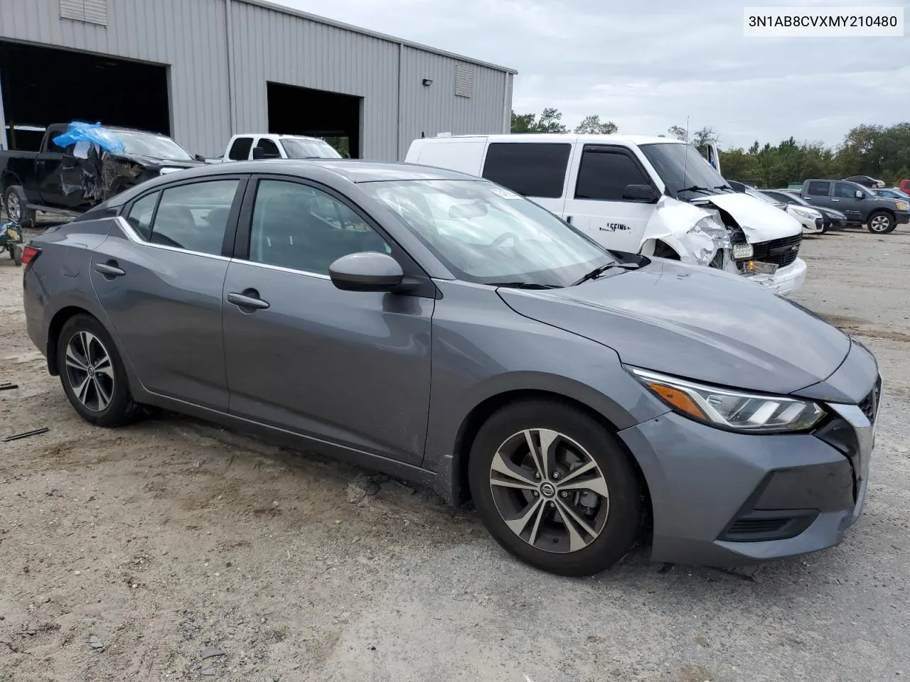 2021 Nissan Sentra Sv VIN: 3N1AB8CVXMY210480 Lot: 73467604