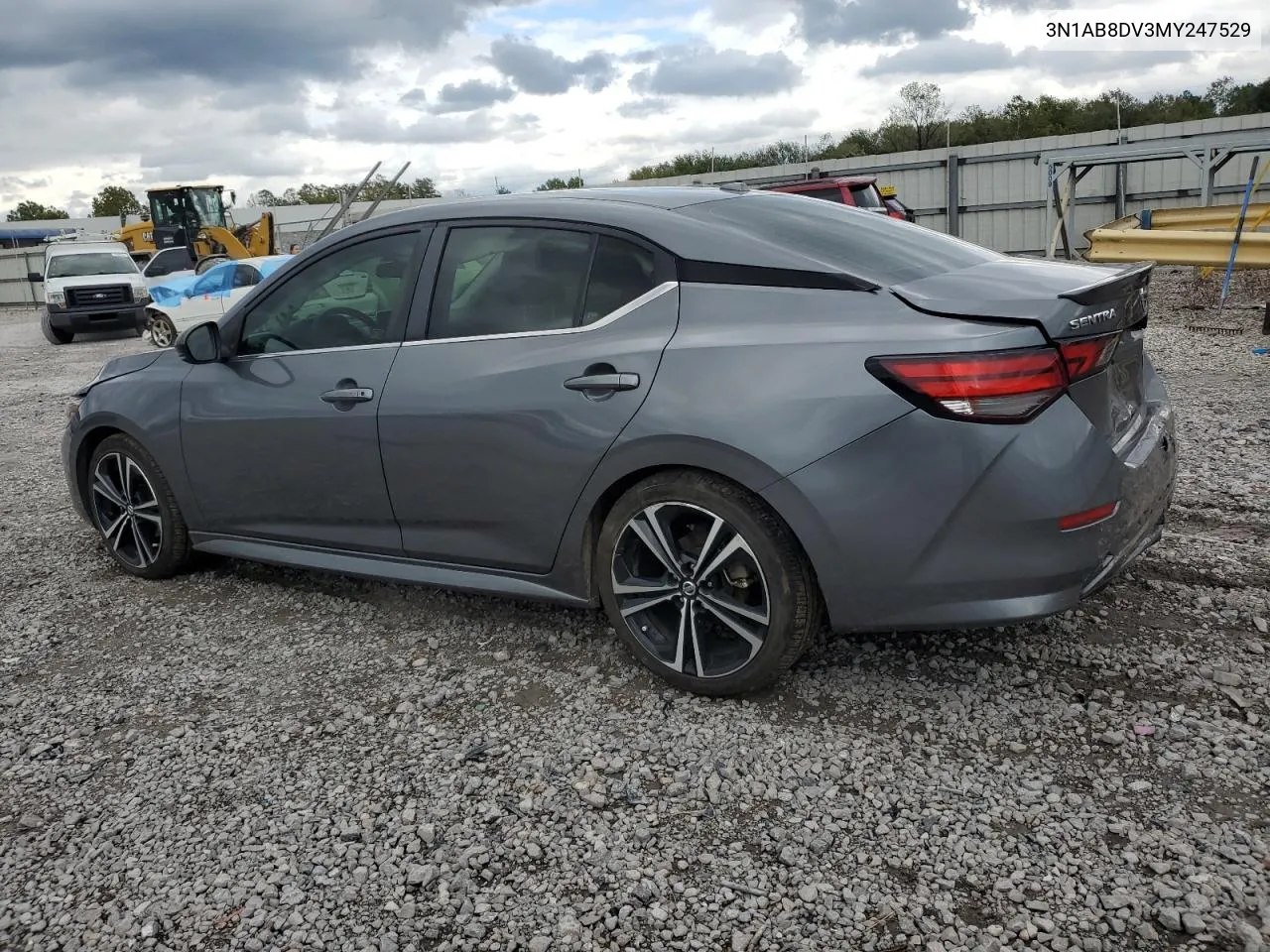 2021 Nissan Sentra Sr VIN: 3N1AB8DV3MY247529 Lot: 73500334