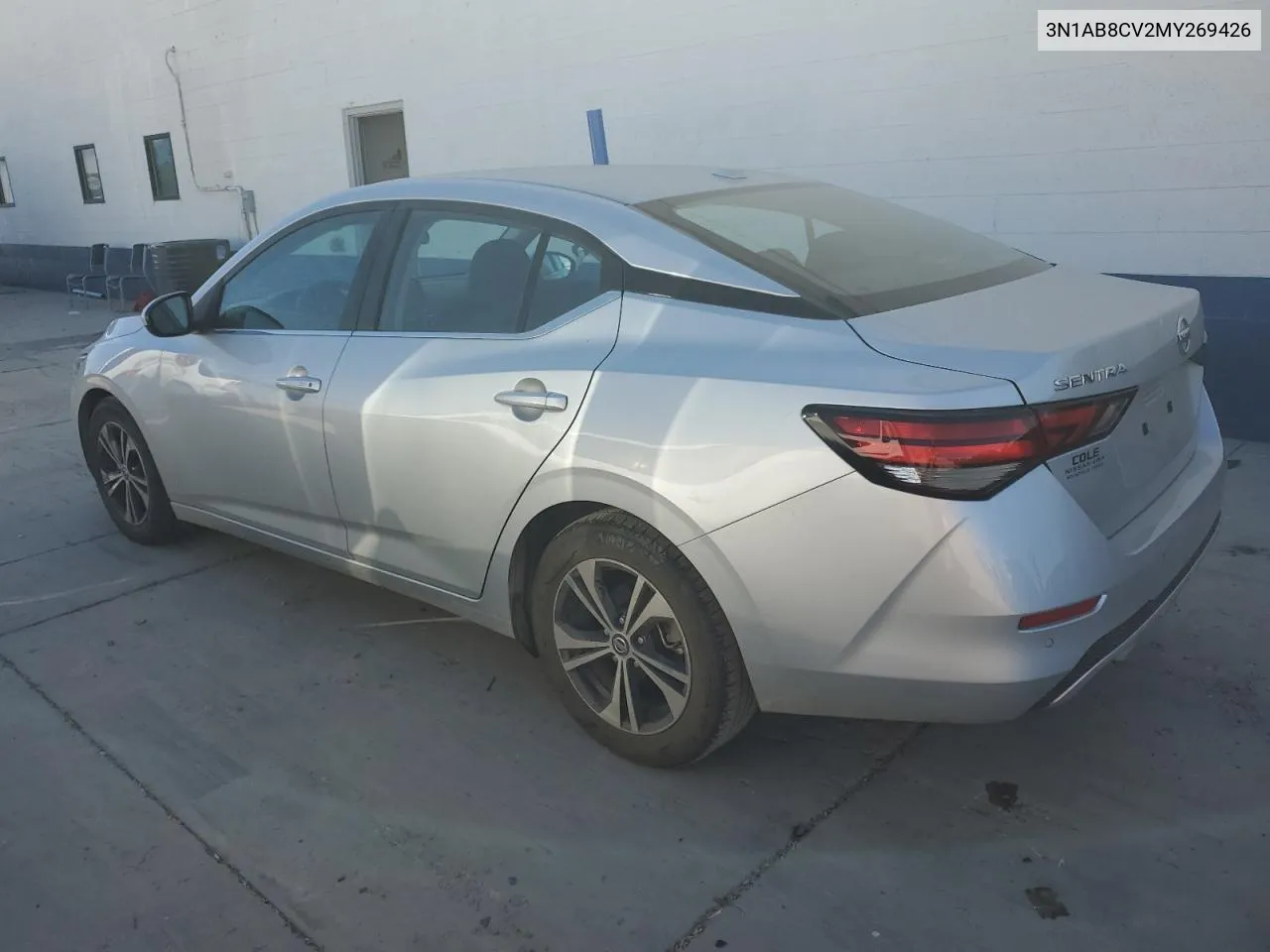 2021 Nissan Sentra Sv VIN: 3N1AB8CV2MY269426 Lot: 73589174