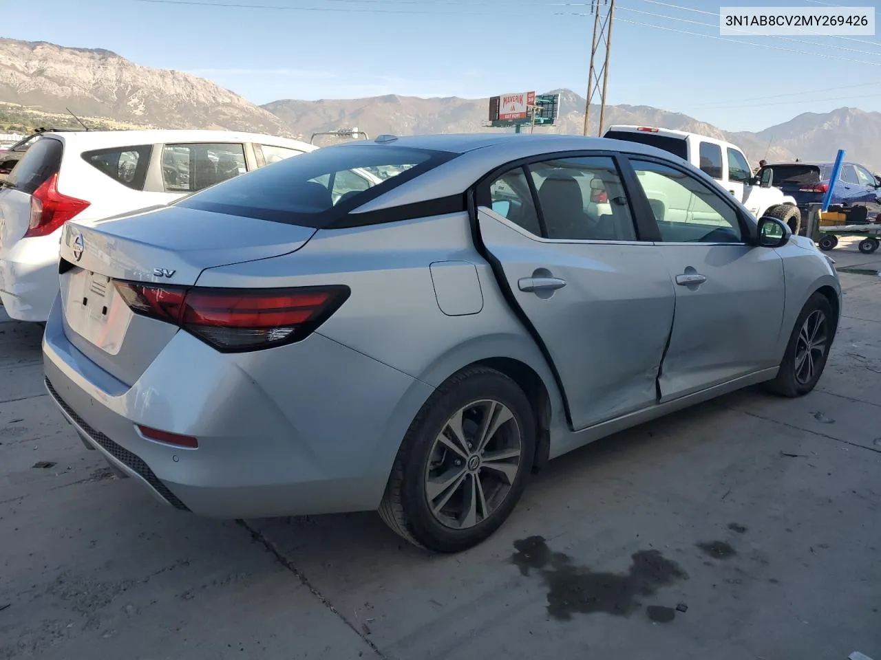 2021 Nissan Sentra Sv VIN: 3N1AB8CV2MY269426 Lot: 73589174