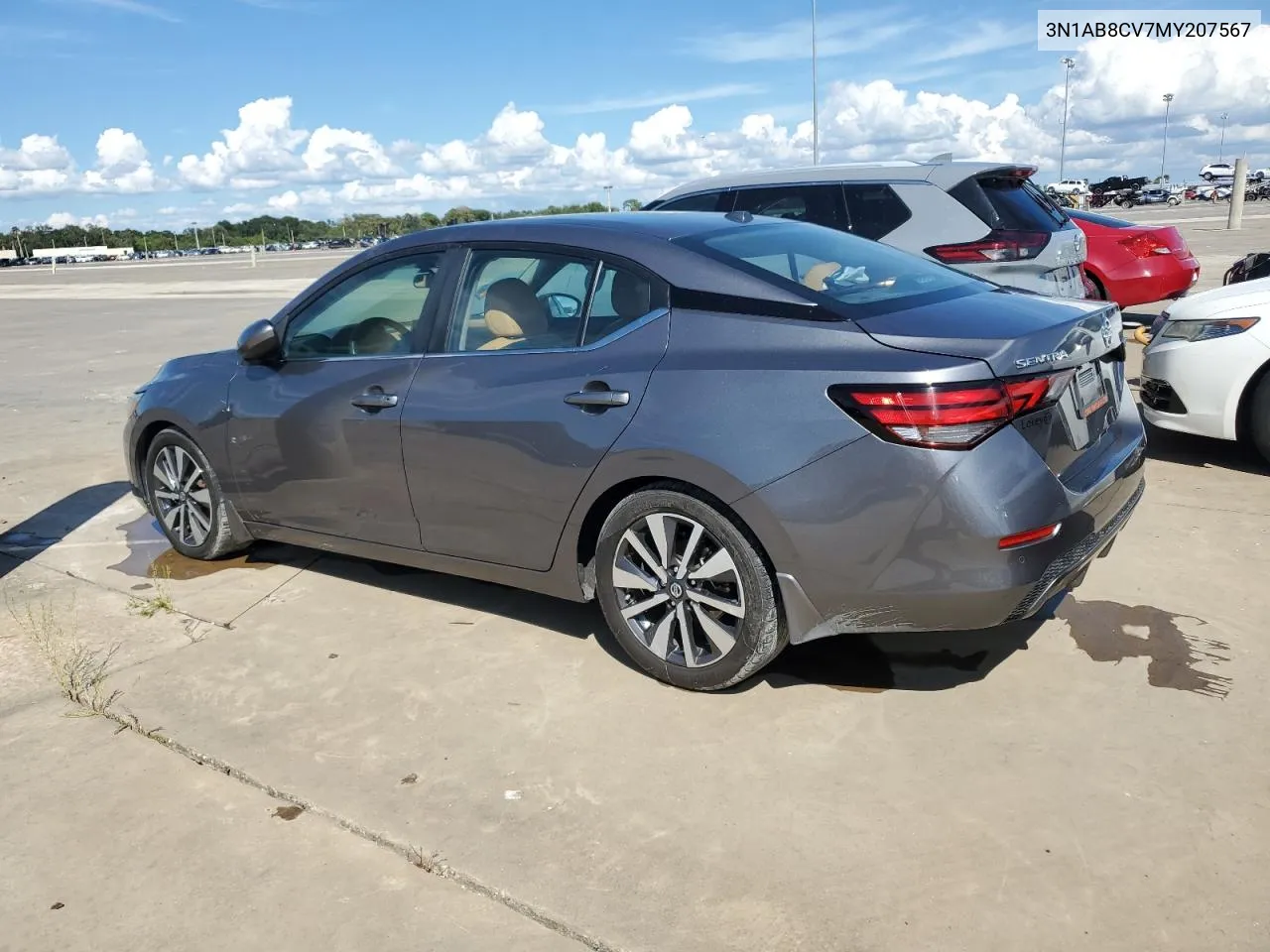 2021 Nissan Sentra Sv VIN: 3N1AB8CV7MY207567 Lot: 73685124