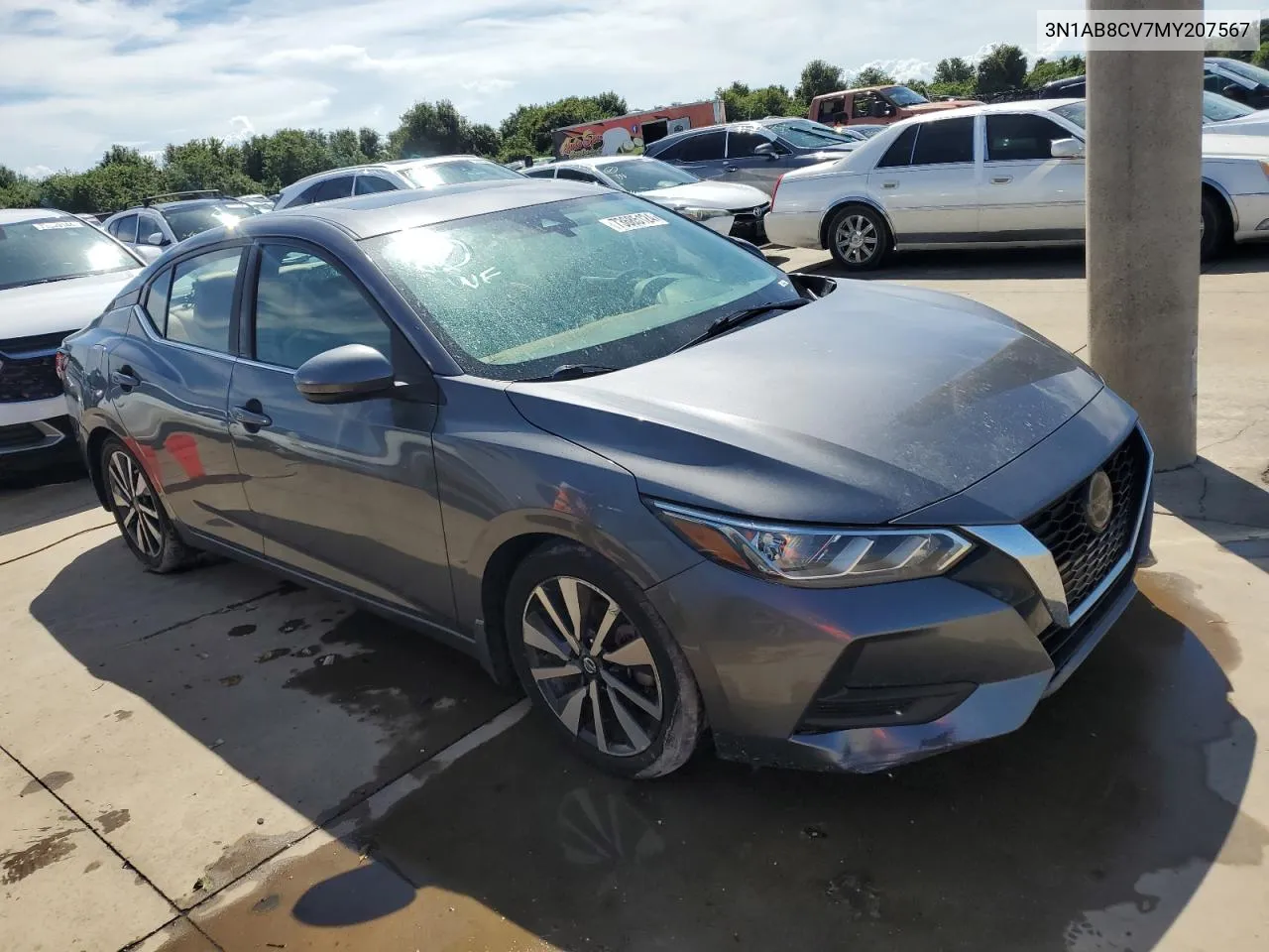 2021 Nissan Sentra Sv VIN: 3N1AB8CV7MY207567 Lot: 73685124