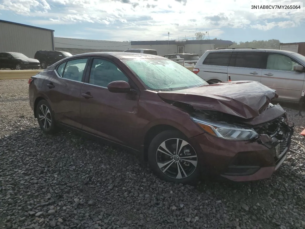 2021 Nissan Sentra Sv VIN: 3N1AB8CV7MY265064 Lot: 73715674