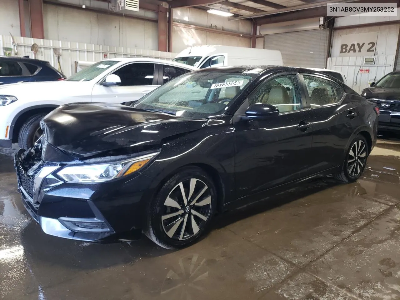 2021 Nissan Sentra Sv VIN: 3N1AB8CV3MY253252 Lot: 73733264