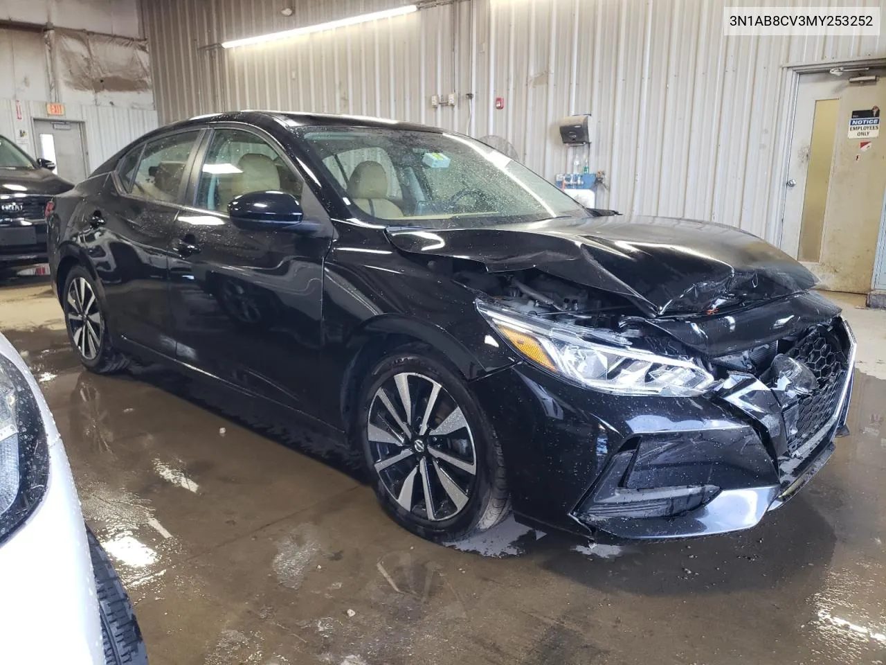 2021 Nissan Sentra Sv VIN: 3N1AB8CV3MY253252 Lot: 73733264