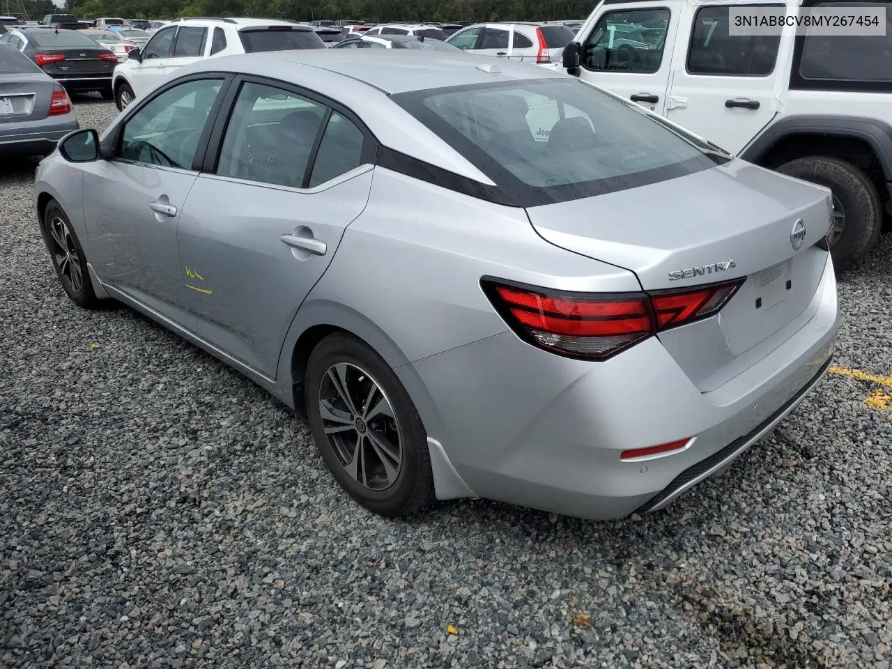 2021 Nissan Sentra Sv VIN: 3N1AB8CV8MY267454 Lot: 73826464