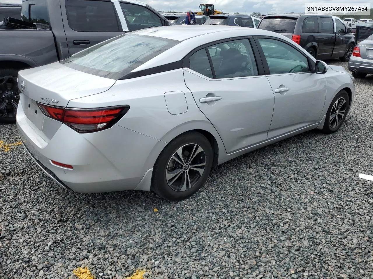 2021 Nissan Sentra Sv VIN: 3N1AB8CV8MY267454 Lot: 73826464