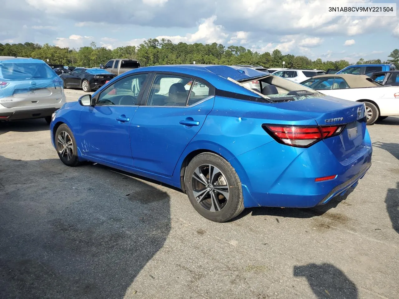 2021 Nissan Sentra Sv VIN: 3N1AB8CV9MY221504 Lot: 73887734