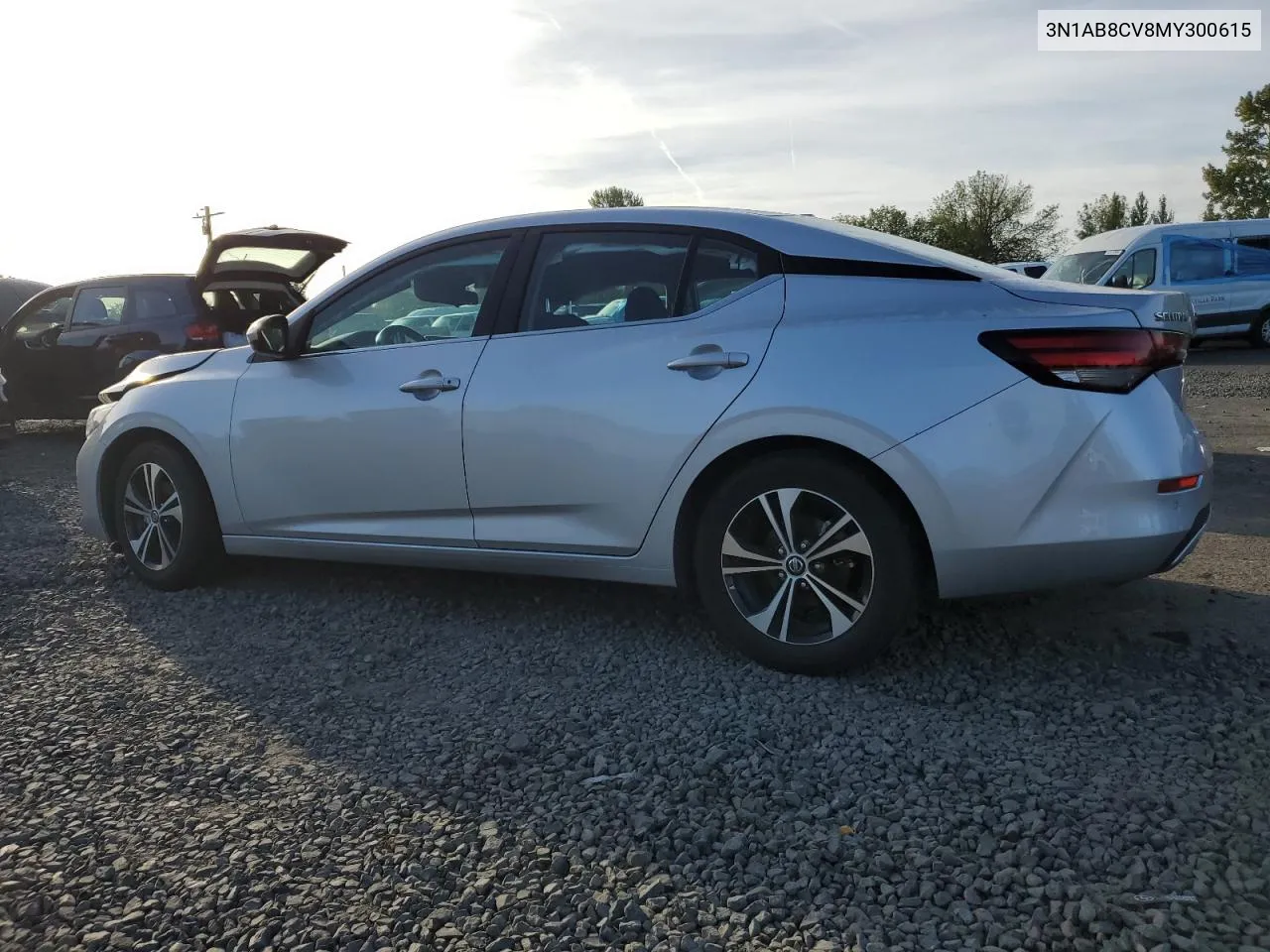 2021 Nissan Sentra Sv VIN: 3N1AB8CV8MY300615 Lot: 73892534