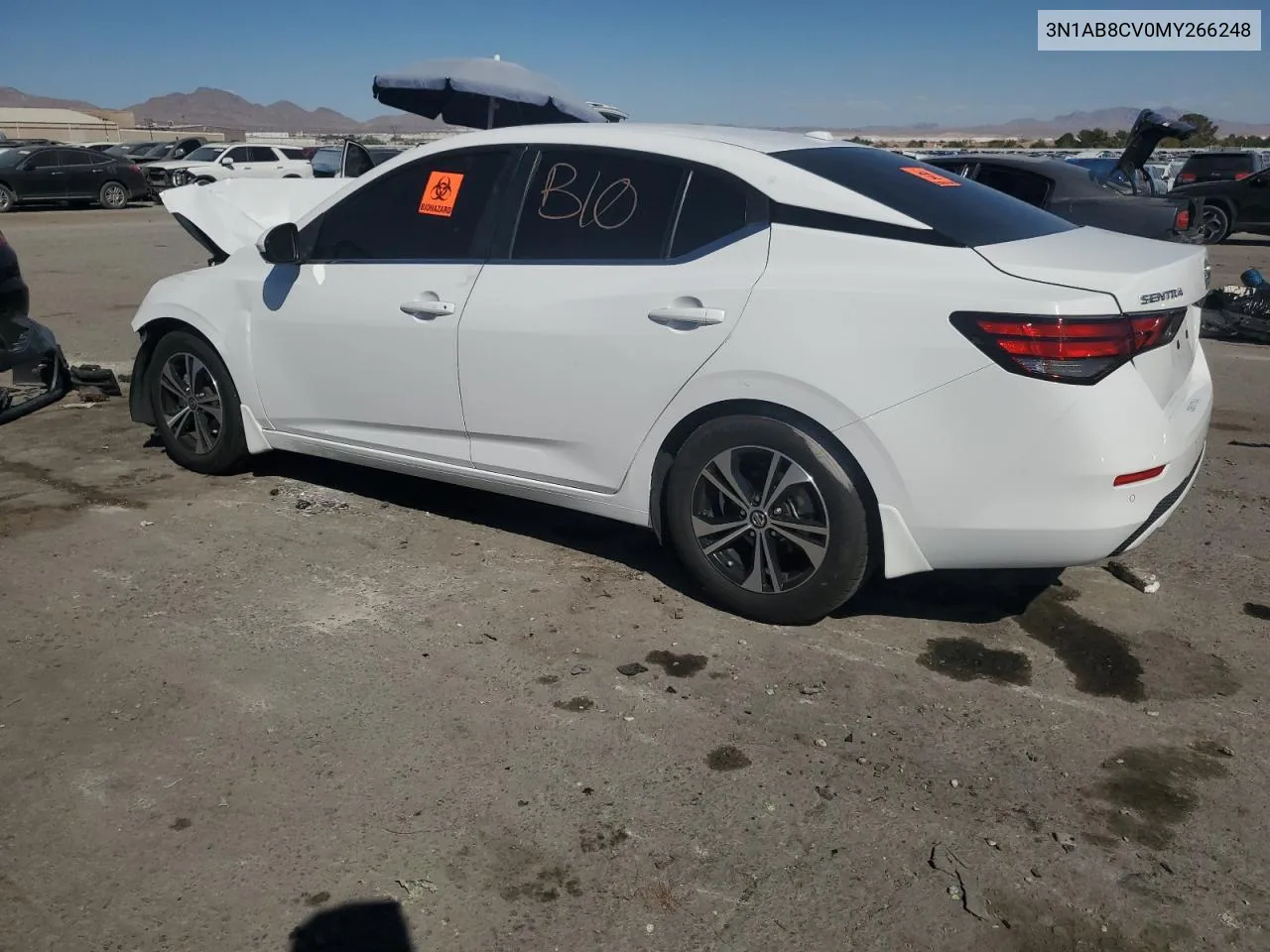 2021 Nissan Sentra Sv VIN: 3N1AB8CV0MY266248 Lot: 73895594