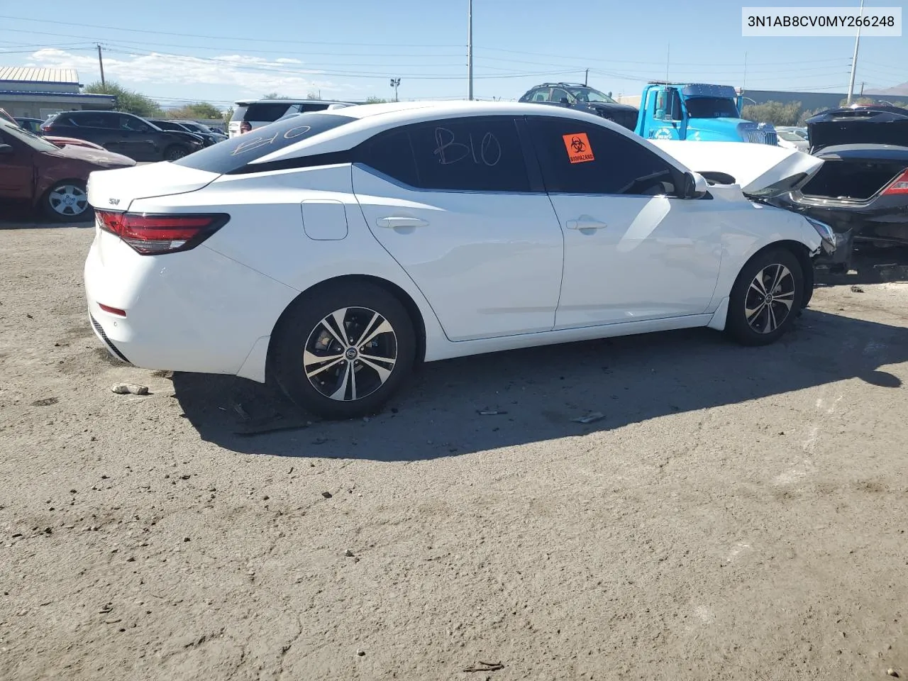 2021 Nissan Sentra Sv VIN: 3N1AB8CV0MY266248 Lot: 73895594