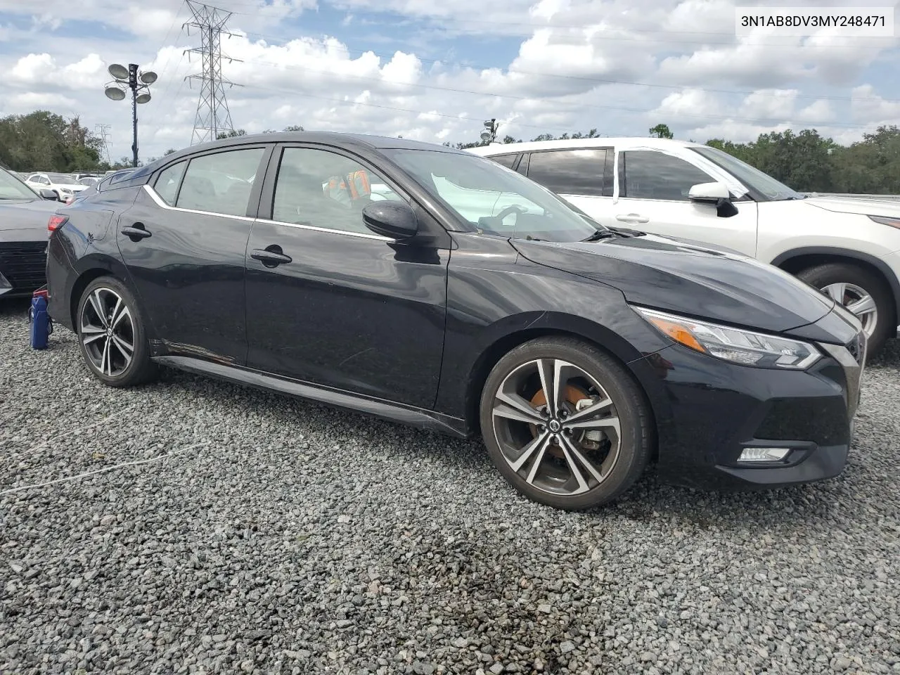 2021 Nissan Sentra Sr VIN: 3N1AB8DV3MY248471 Lot: 73920314