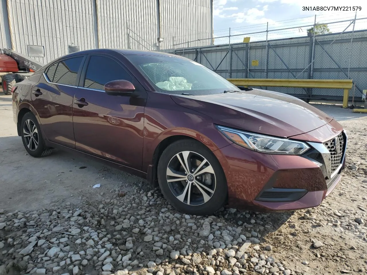 2021 Nissan Sentra Sv VIN: 3N1AB8CV7MY221579 Lot: 73993204