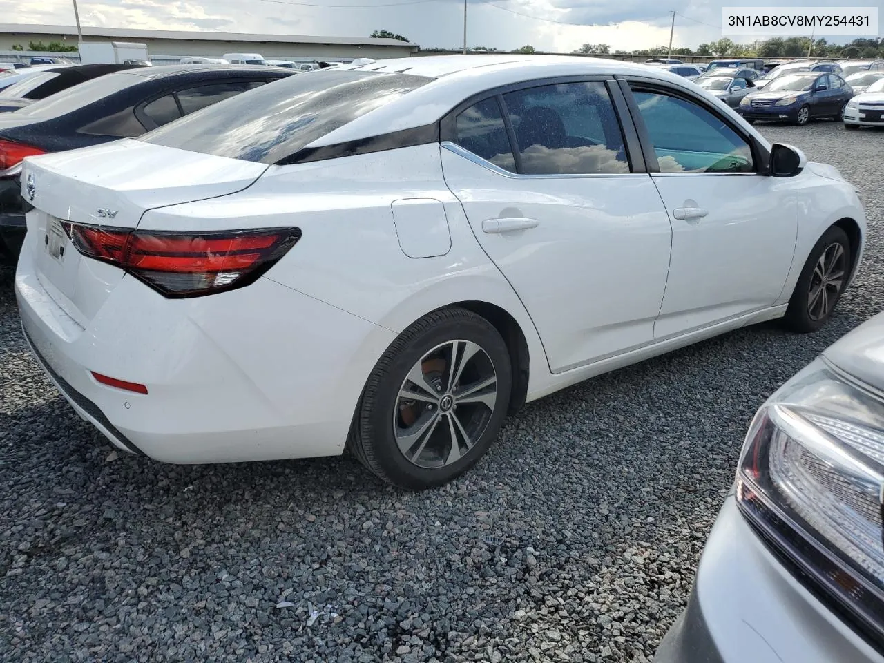 2021 Nissan Sentra Sv VIN: 3N1AB8CV8MY254431 Lot: 74045574