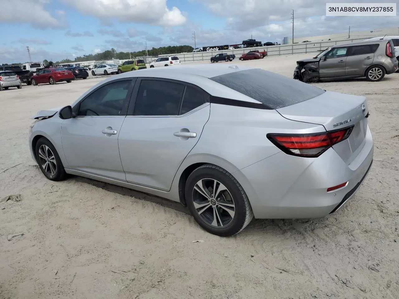 2021 Nissan Sentra Sv VIN: 3N1AB8CV8MY237855 Lot: 74158904