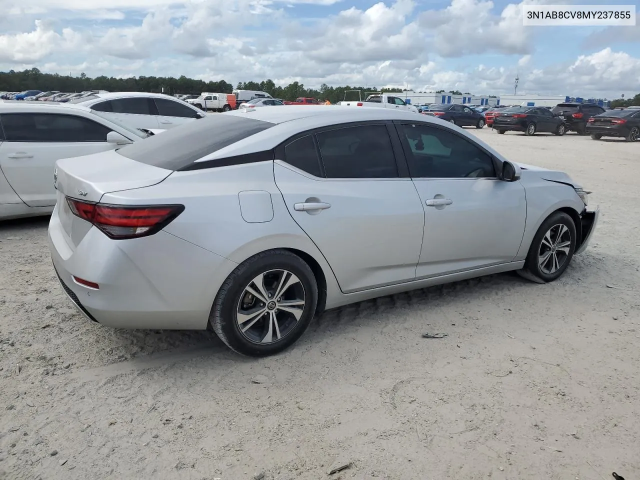 2021 Nissan Sentra Sv VIN: 3N1AB8CV8MY237855 Lot: 74158904