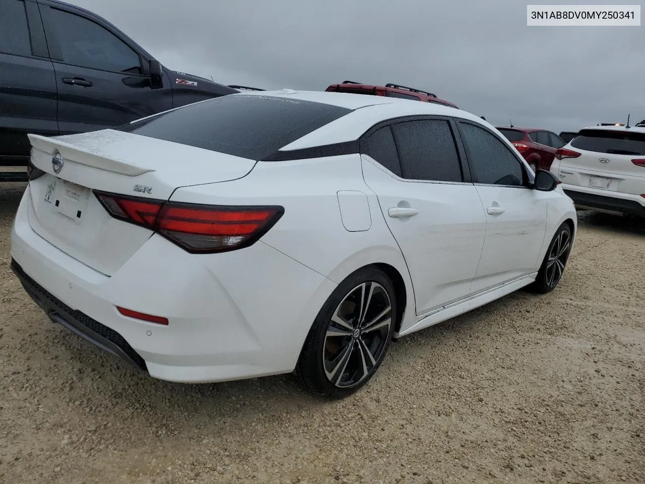 2021 Nissan Sentra Sr VIN: 3N1AB8DV0MY250341 Lot: 74212514